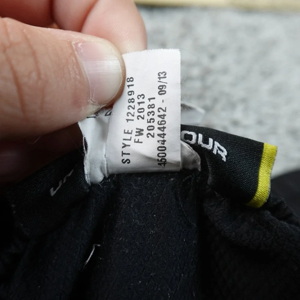 Under Armour Pants Mens L Black Baggy Loose Warm Up Drawstring Jogger Sweatpants